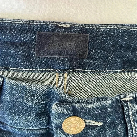 Mother the looker crop in on the edge skinny denim - Picture 8 of 16